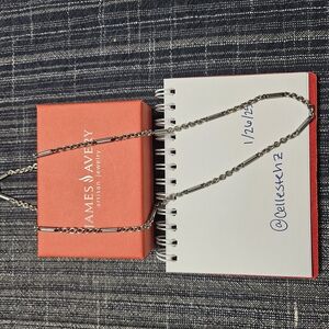 James Avery Silver Bar Chain